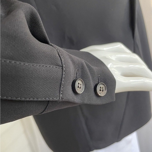 Lafayette 148 Carita Blouse Silk Black Size Small - Picture 5 of 7